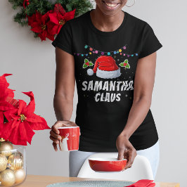 Camiseta Natal personalizado do Papai Noel