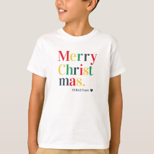 Camiseta Natal Personalizado para Crianças e Família