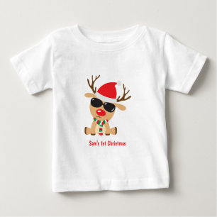 Camiseta Natal personalizado para o bebê 1rua