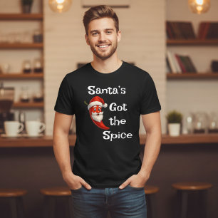 Camiseta Natal Picante Pimenta Engraçada