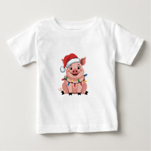 Camiseta Natal Pig Natal Natal Natal Natal Natal Natal Nata