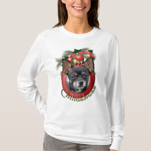 Camiseta Natal - plataforma os salões - chihuahuas -