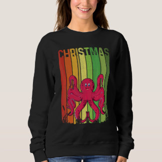 Camiseta Natal Polvo Retro Fofo Grupo Correspondente H Xmas