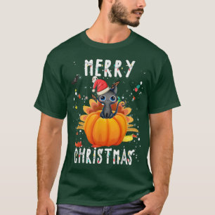 Camiseta Natal preto acende piadas engraçadas Pajama Funny