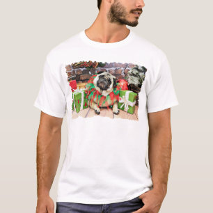 Camiseta Natal - Pug - Spencer