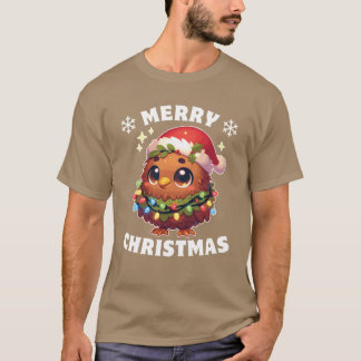 Camiseta Natal Que Fada de Natal Ilumina Amigos de Kiwi