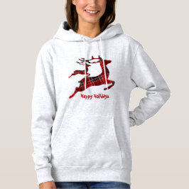 Camiseta Natal Red Reindeer Holidays Elegante