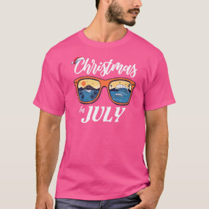 Camiseta Natal Retroativo Em Julho Sumário De Óculos Solare