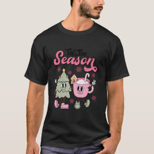 Camiseta Natal Rosa Rosa É O Desligamento Da Árvore Xmas Da
