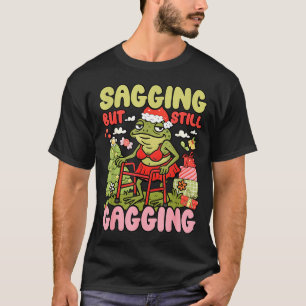 Camiseta Natal Sapo Engraçado Meme Natal Desanimado Mas Ain