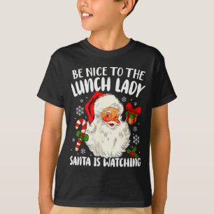 Camiseta Natal Seja Legal Com A Senhora Do Almoço O Papai N