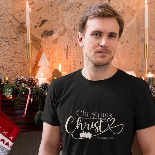 CAMISETA NATAL SEM SENTIDO CRISTO (Criador carregado)