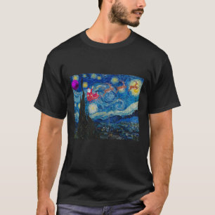 Camiseta Natal Starry Night 3805png3805