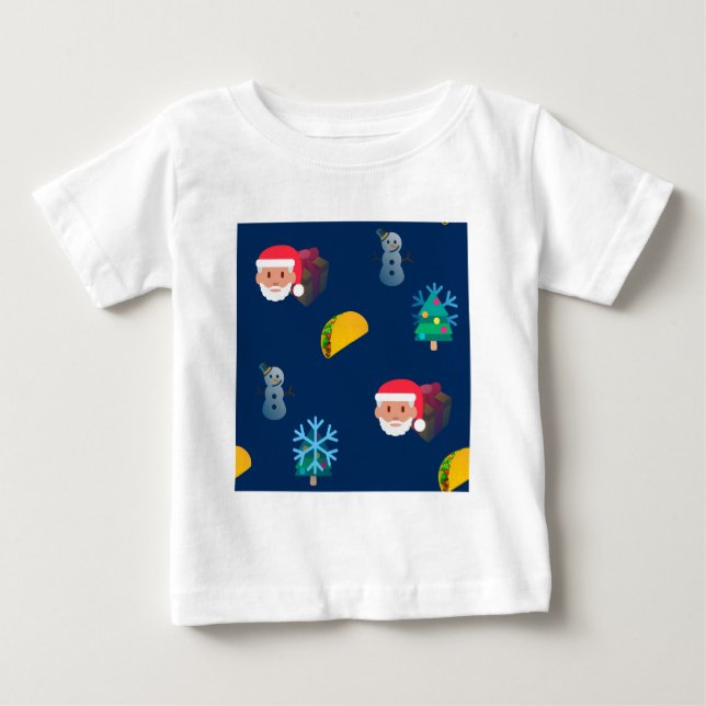 Camiseta natal taco emoji (Frente)