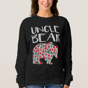 Camiseta Natal Tio Bear Ornament Santa Hat Família 1