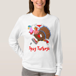 Camiseta Natal Tipsy Turkey (Cocktail) - Campeão