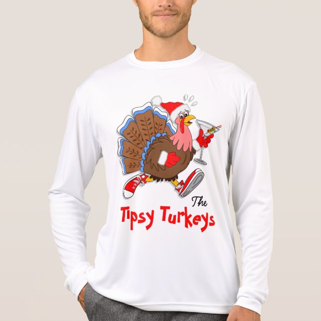 Camiseta Natal Tipsy Turquia (Martini) (Frente)