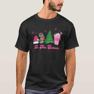 Camiseta Natal Tis A Época Papais noeis Festivos Café