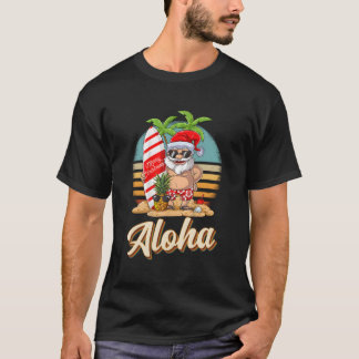 Camiseta Natal Tropical de Aloha Natal Natal Natal Natal Na