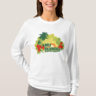 Camiseta Natal tropical do Hawaiian da ilha de Mele