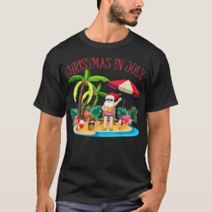 Camiseta Natal Tropical do Natal no Natal Papais noeis no N