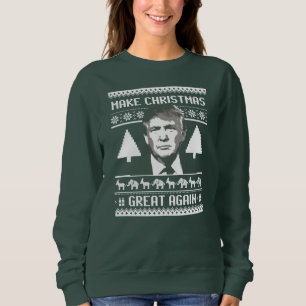 Camiseta Natal Trump - Faça Excelente de Natal novamente