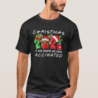 Camiseta Natal Vacinado 2021 Papais noeis Enfrentam-Se Vest