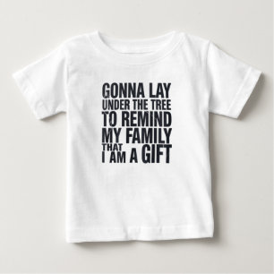 Camiseta Natal Vai Ficar Embaixo da Árvore de Natal Família