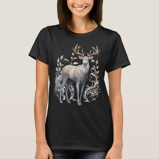 Camiseta Natal 🎄 Veado 🦌 Oliva A Outra Rena (Frente)