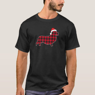 Camiseta Natal Vermelho e Preto Xadrez Búfalo Pembroke Galê