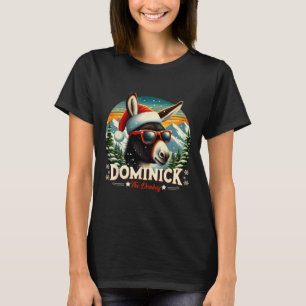Camiseta Natal Xmas Dominick O Burro De Natal