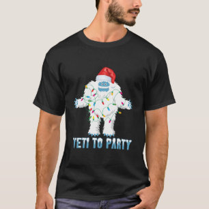 Camiseta Natal Yeti Para Festa Cute Yeti No Natal
