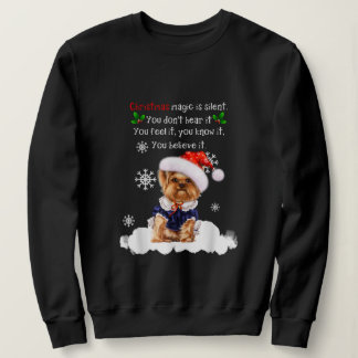 Camiseta Natal Yorkshire Terrier Funny Yorkie Puppy
