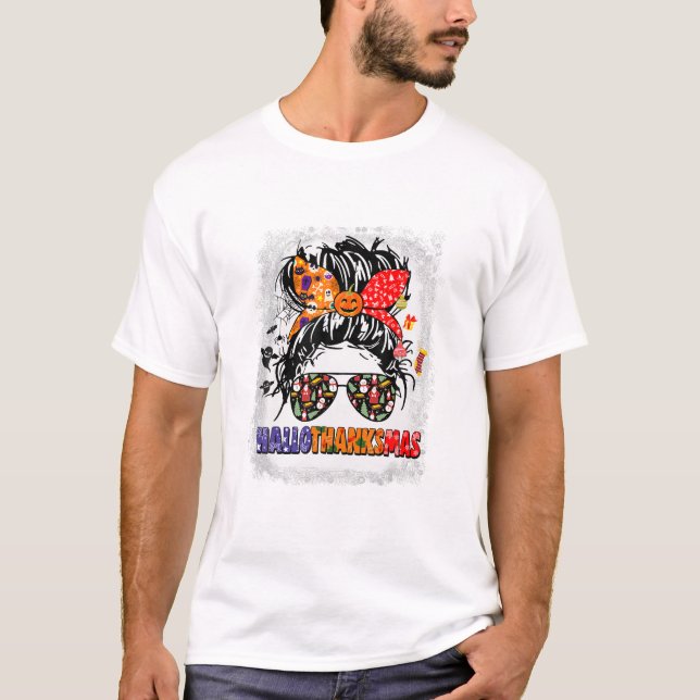Camiseta NatalHallowThanksMas (Frente)