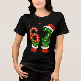 Camiseta Natalina "Six Seven" Cana de Açúcar Natalina
