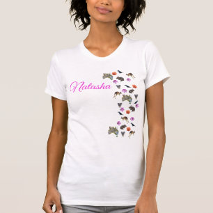 Camiseta Natasha, Logotipo Com Vida Selvagem Australiana,
