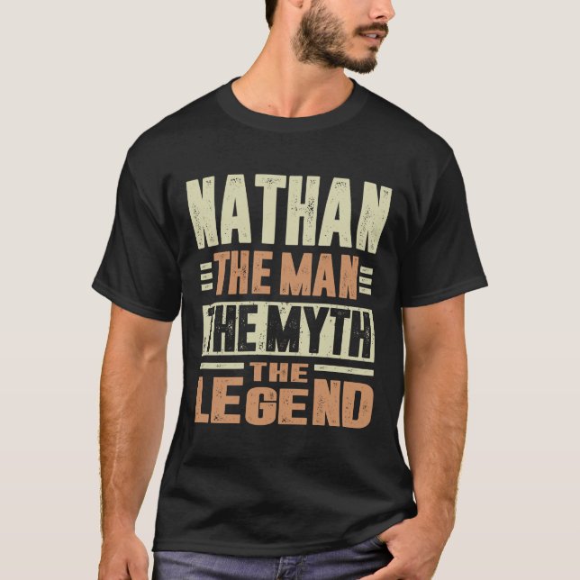 Camiseta Nathan The Man The Myth (Frente)