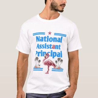Camiseta national Assistent princeipal flamingo