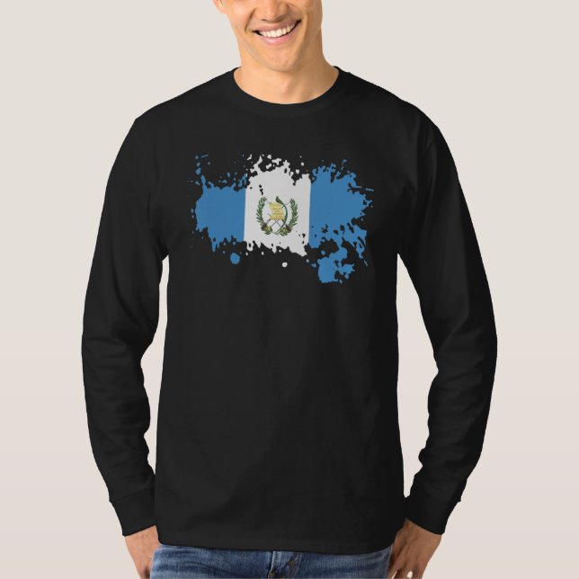 Camiseta National Flag of Guatemala souvenir  for men women (Frente)