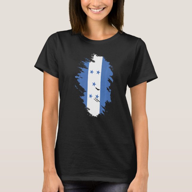 Camiseta National Flag of Honduras souvenir  for men women (Frente)