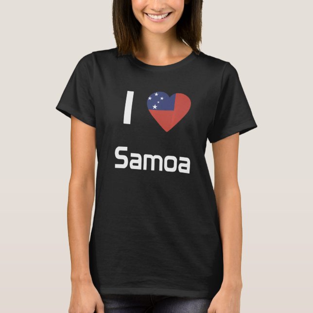 Camiseta National Flag of Samoa souvenir  for men women  2 (Frente)