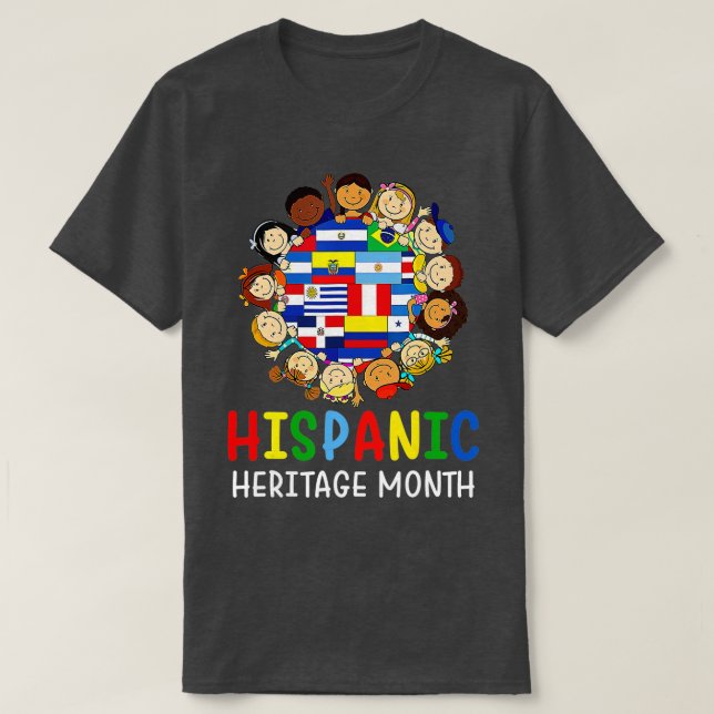 Camiseta National Hispanic Heritage Month Celebration Boys (Frente do Design)