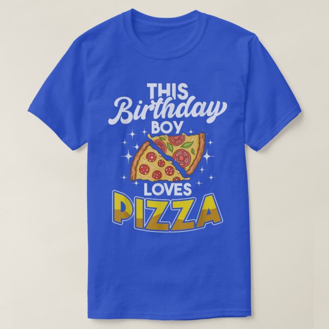 Camiseta National Pizza Day Birthday Boy Food Pun Cheese Pi (Frente do Design)