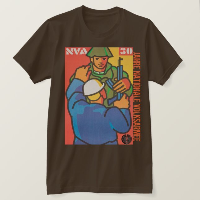 CAMISETA NATIONALE VOLKSARMEE (Frente do Design)