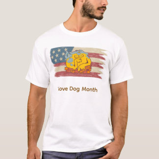 Camiseta nationaler Hunde Monat hässlicher Hund