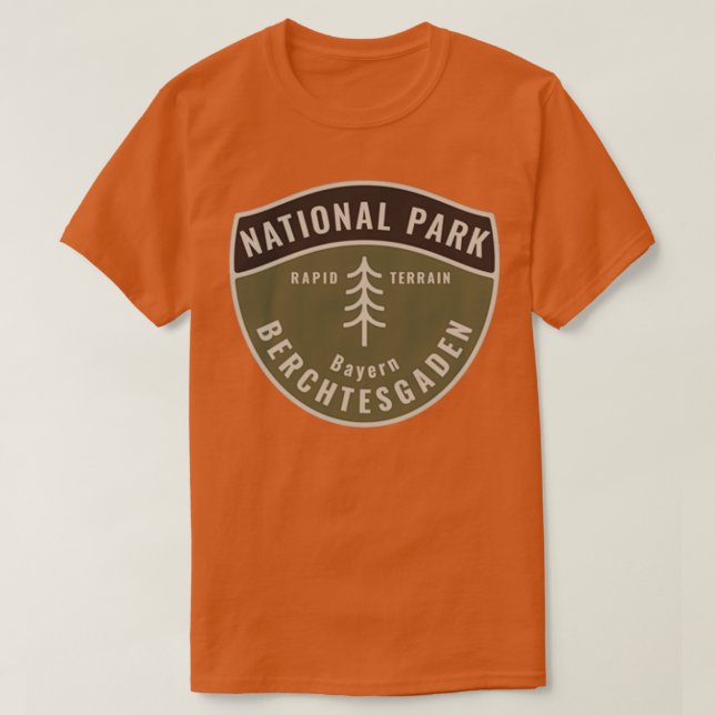 Camiseta Nationalpark Berchtesgaden (Frente do Design)