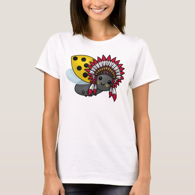 Camiseta Nativa Americana Ladybug (Frente)
