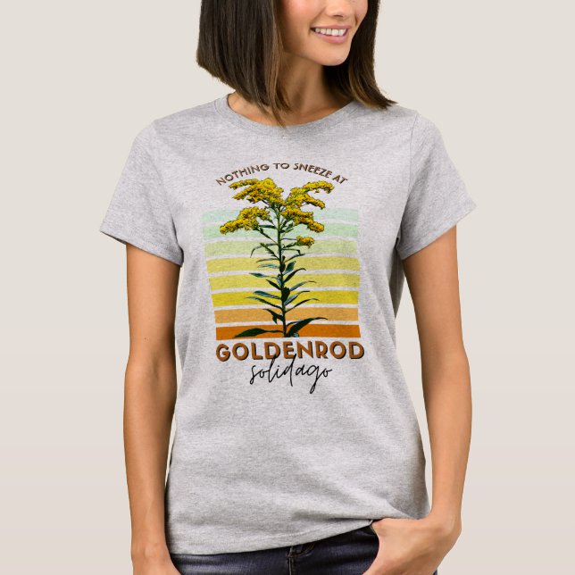 Camiseta Nativa Goldenrod Wildflower Graphic T Shi (Frente)