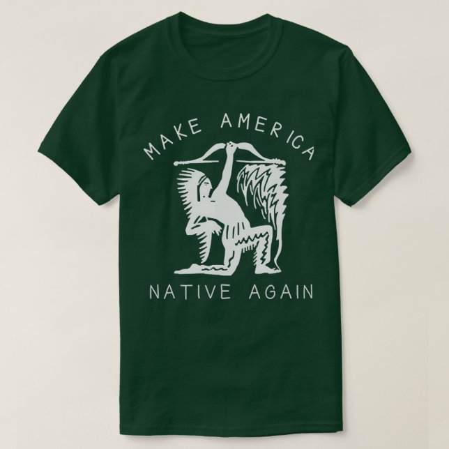Camiseta Native American ArtTShirt 1 (Frente do Design)