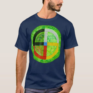 Camiseta Native American Culture Medicine Wheel Mandala